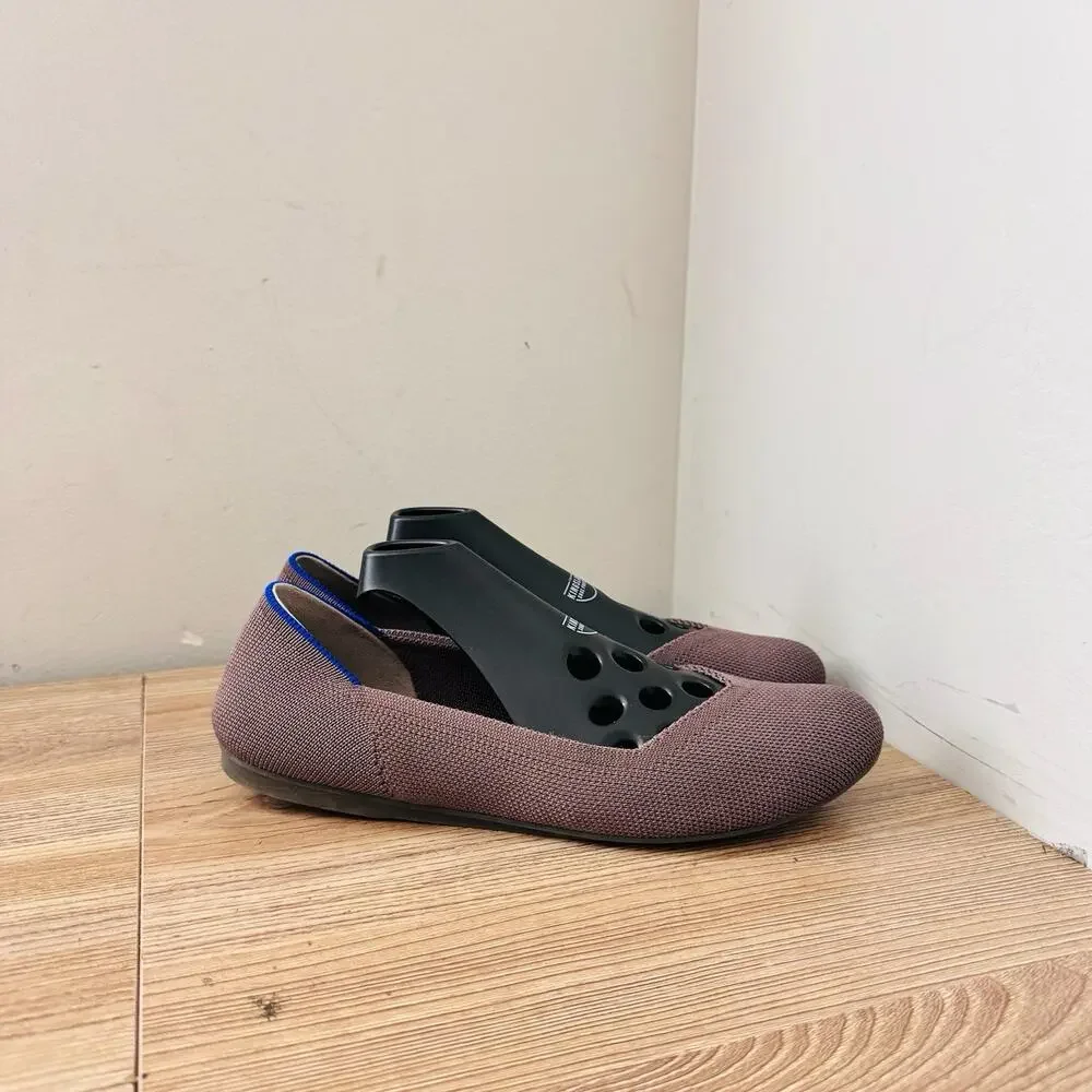 Rothy’s The Flat Mauve Knit Slip On Flats Women’s Size 7.5